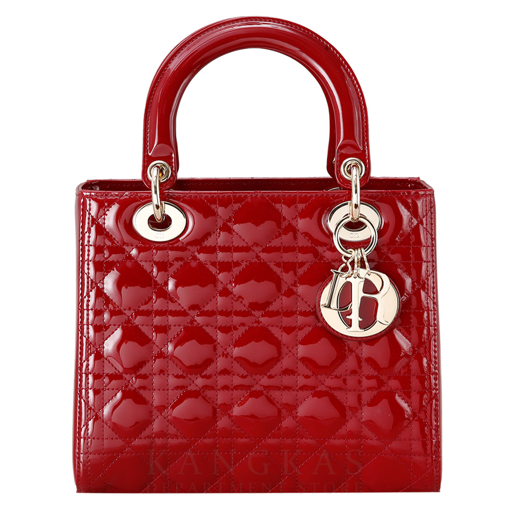 CHRISTIAN DIOR(USED)크리스찬디올 레이디디올 페이던트 미듐